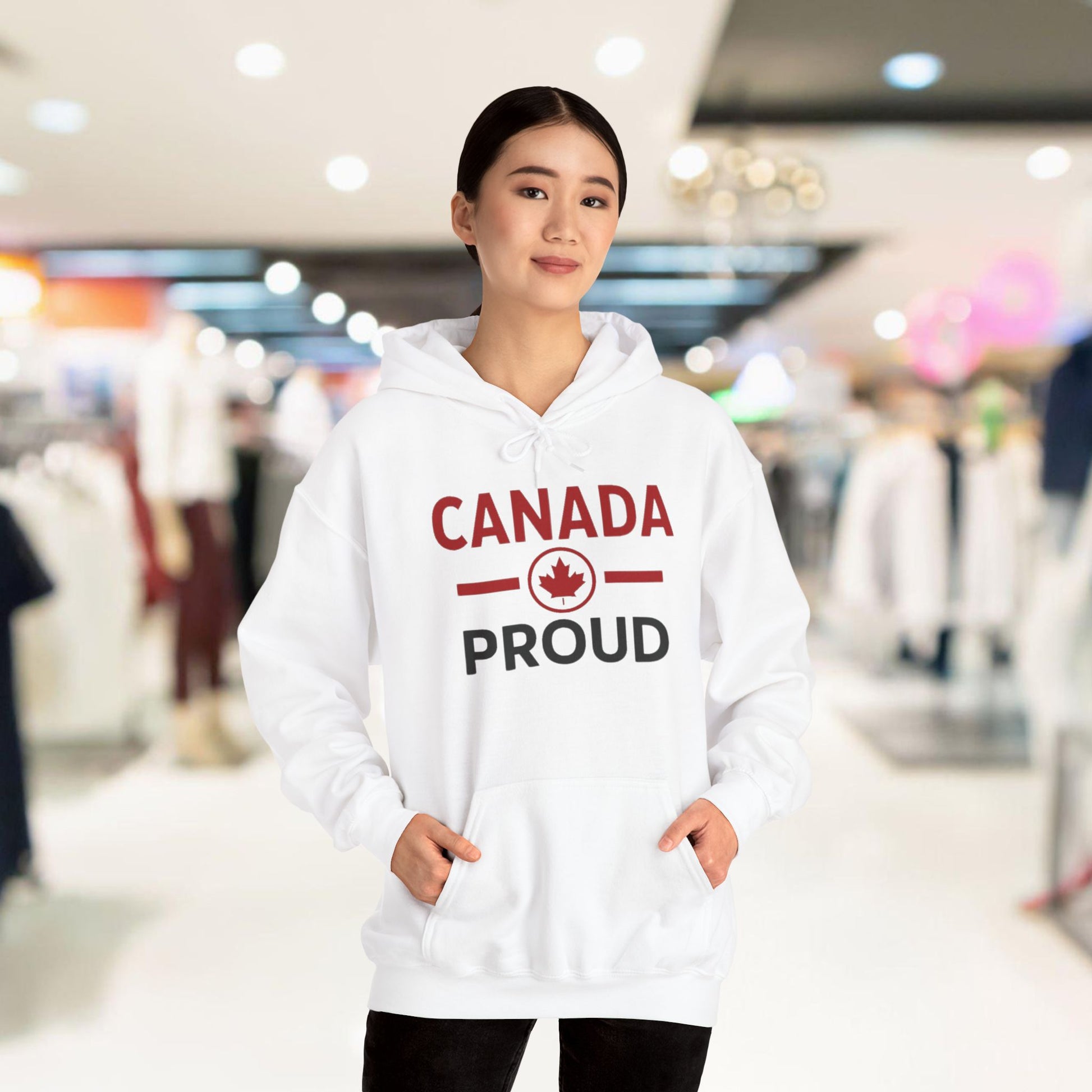 Canada Proud Hooded Sweatshirt, Cozy Unisex Hoodie - OneLoveCanada