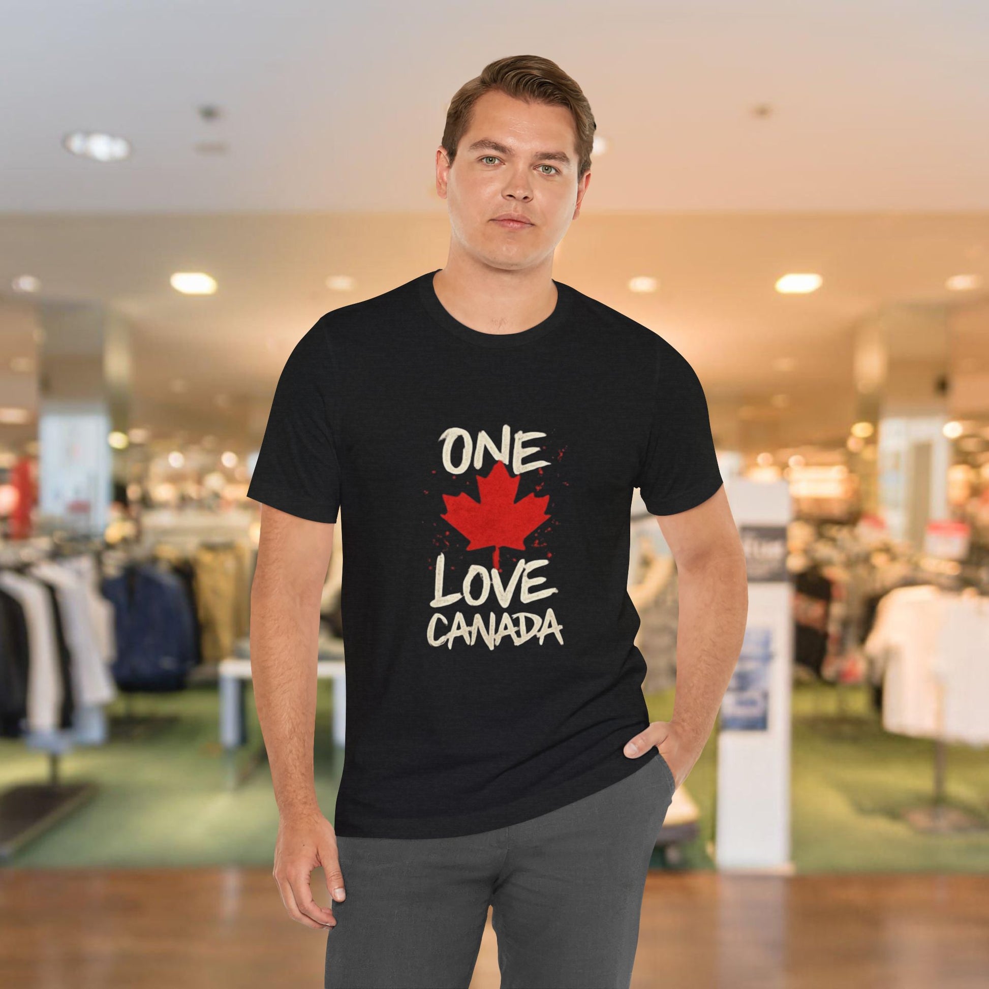 Canada WIN Unisex Tee, Casual T-Shirt for Canadian Celebrations - OneLoveCanada