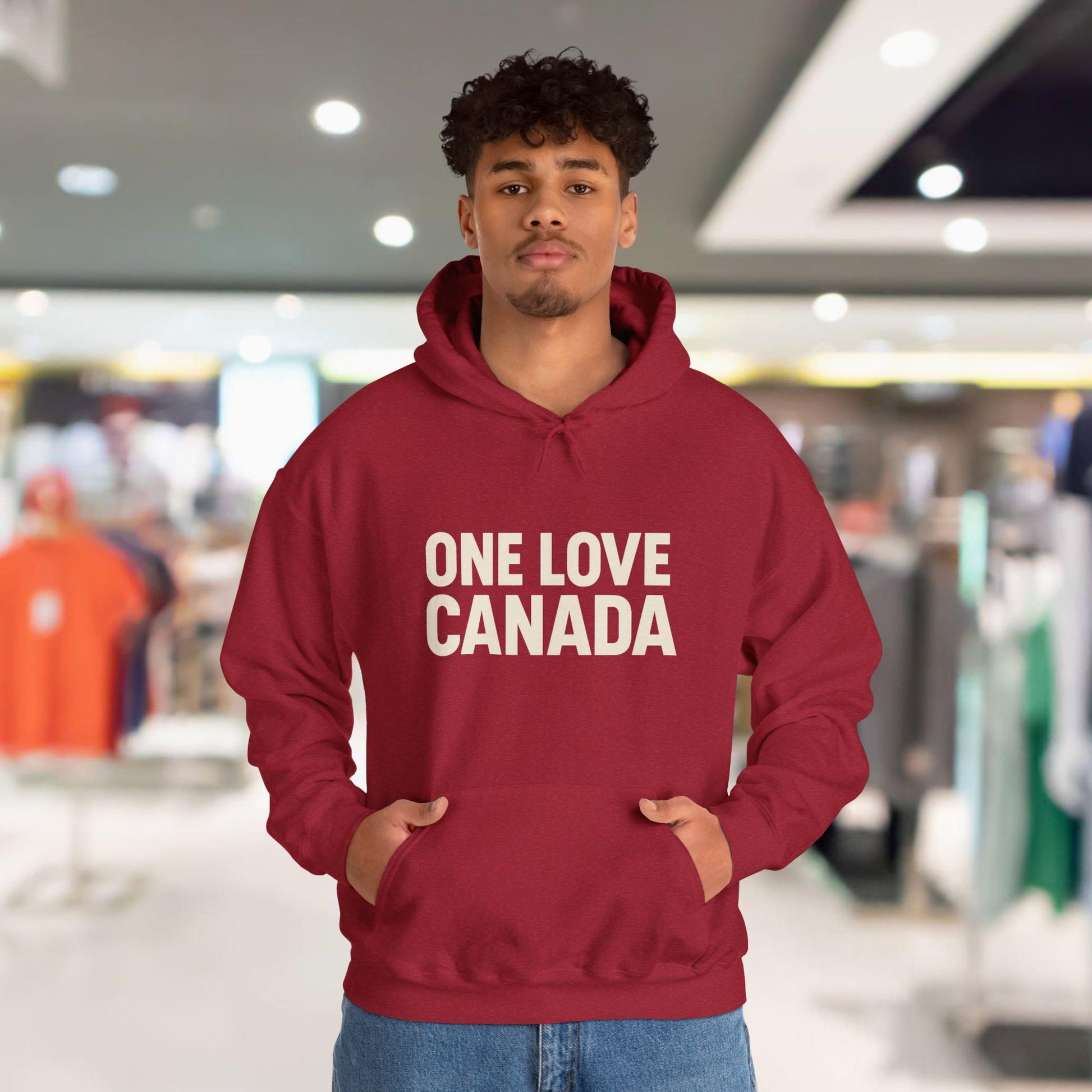 Canada Proud Hooded Sweatshirt, Cozy Unisex Hoodie - OneLoveCanada