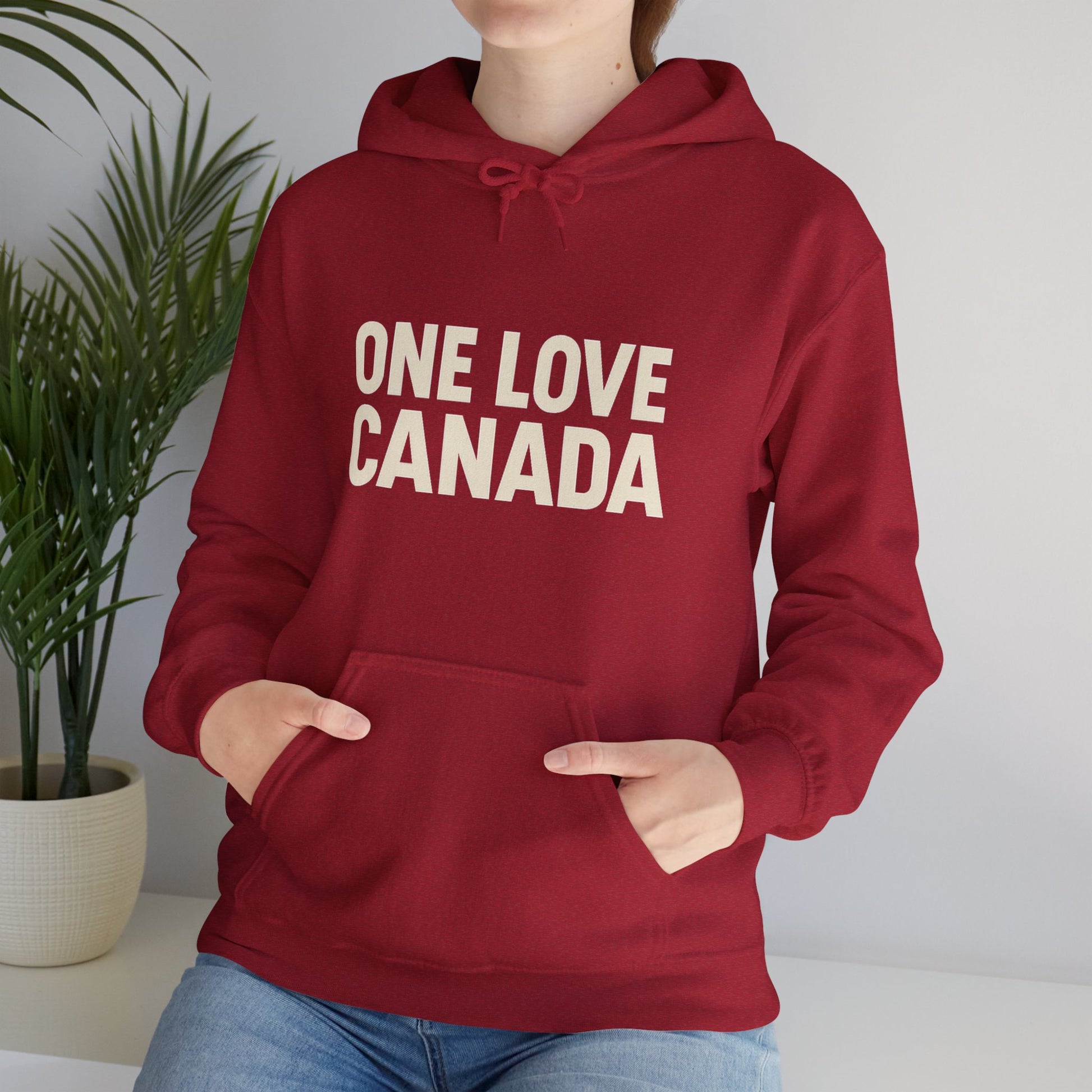 Canada Proud Hooded Sweatshirt, Cozy Unisex Hoodie - OneLoveCanada