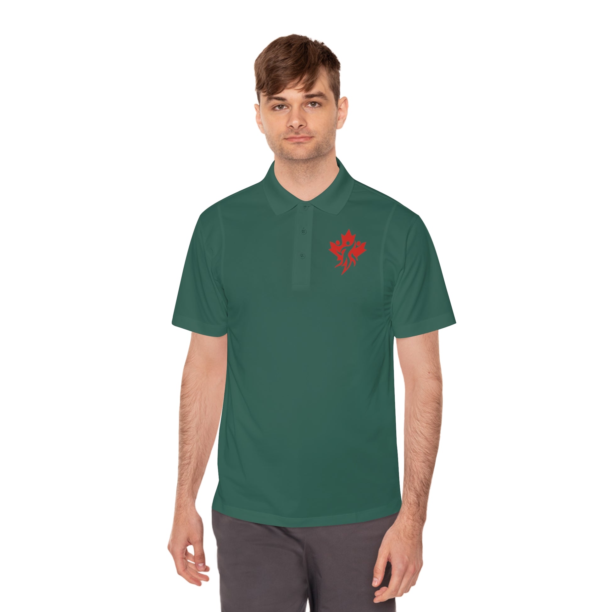 Men's Sport Polo Shirt, Activewear, Casual Outfit - OneLoveCanada