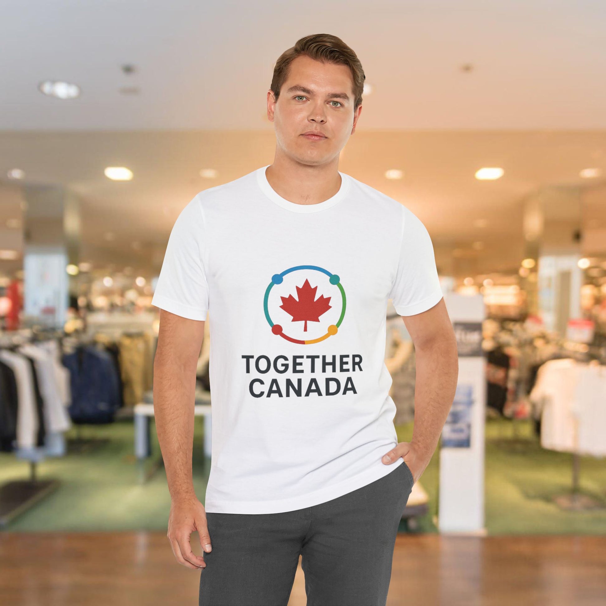 Canada WIN Unisex Tee, Casual T-Shirt for Canadian Celebrations - OneLoveCanada