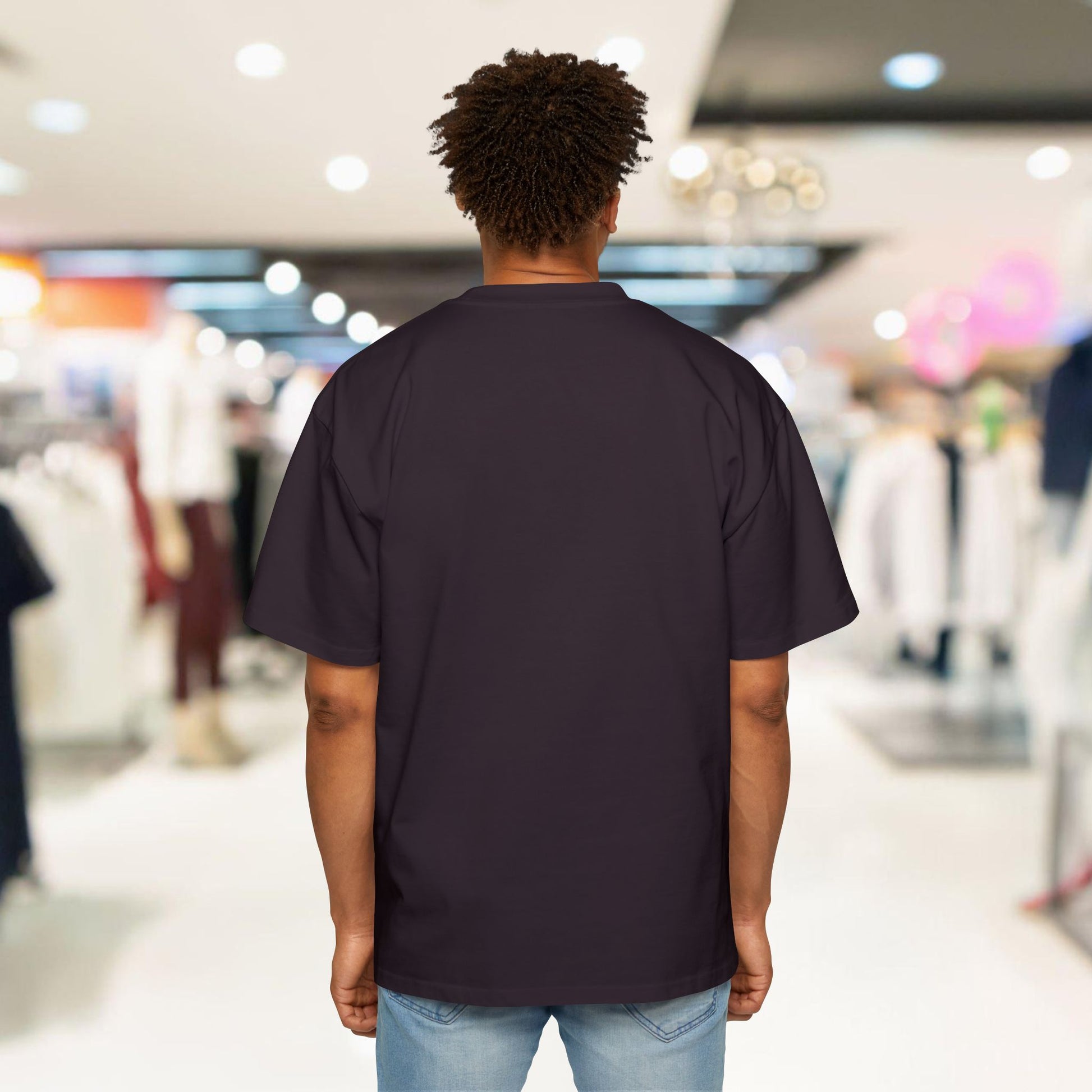 Men's Heavy Oversized Tee: WIN CANADA Graphic T-Shirt - OneLoveCanada