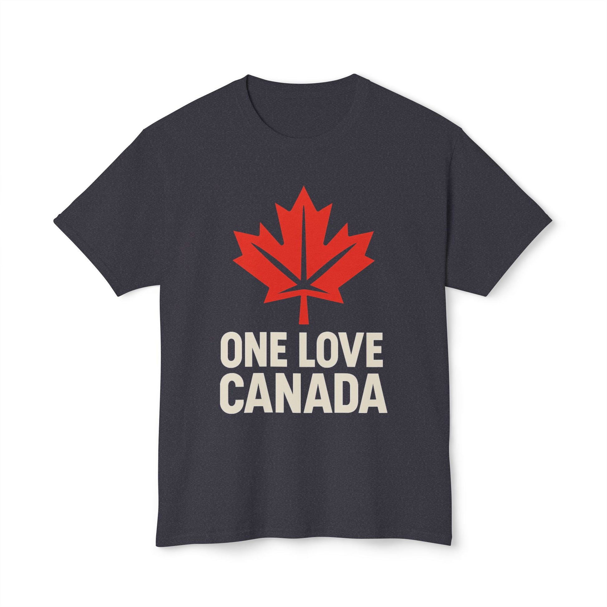 Love Canada Unisex T-shirt, Canadian Pride Tee, Heart Maple Leaf Shirt - OneLoveCanada