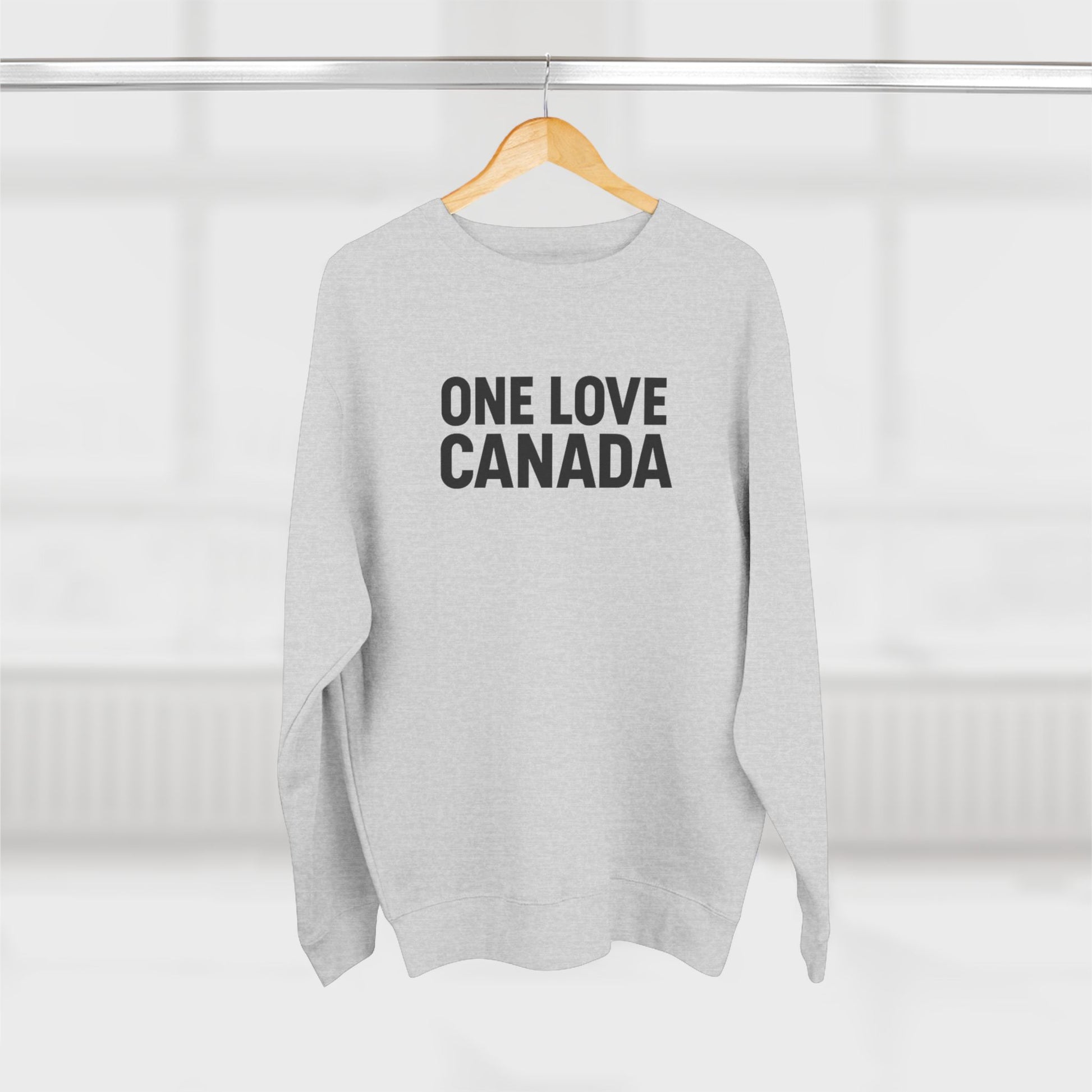 Unisex Crewneck Sweatshirt - One Love Canada, Cozy Canadian Apparel - OneLoveCanada