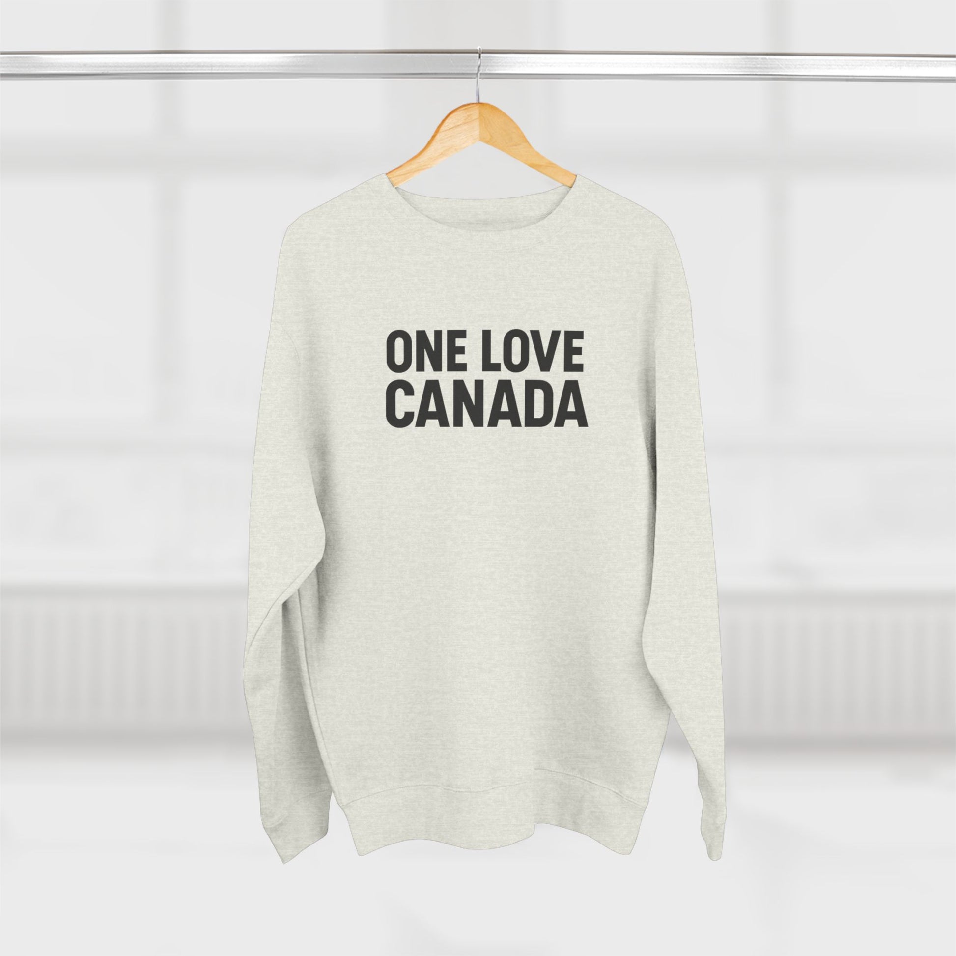 Unisex Crewneck Sweatshirt - One Love Canada, Cozy Canadian Apparel - OneLoveCanada