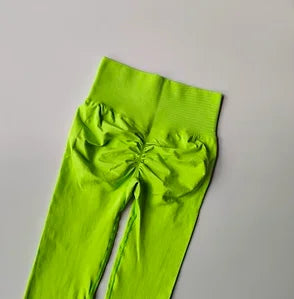 Seamless Sport Yoga High Waist Pants Leggings Sport See Through Yoga Gym Running Quick Dry Pants Scrunch Butt Pants - OneLoveCanada