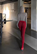 Seamless Sport Yoga High Waist Pants Leggings Sport See Through Yoga Gym Running Quick Dry Pants Scrunch Butt Pants - OneLoveCanada