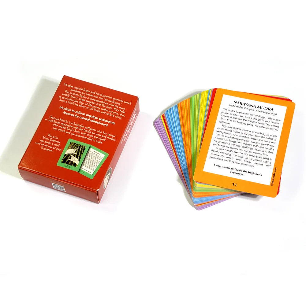 Mudras For Body Mind And Spirit Yoga Course 68 Practice Cards Tarot Oracle Deck - OneLoveCanada