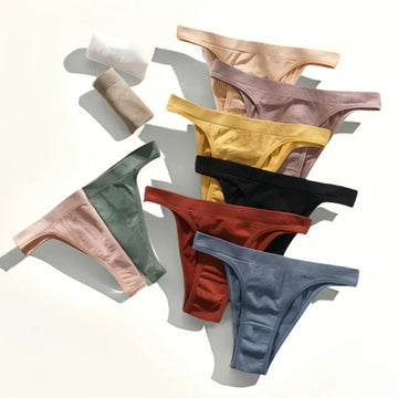 1PC Women Seamless Briefs Brazilian Panties Stretch Female Underpants Cotton Gusset Sexy Lingerie Ladies Underwear