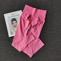 Seamless Sport Yoga High Waist Pants Leggings Sport See Through Yoga Gym Running Quick Dry Pants Scrunch Butt Pants - OneLoveCanada
