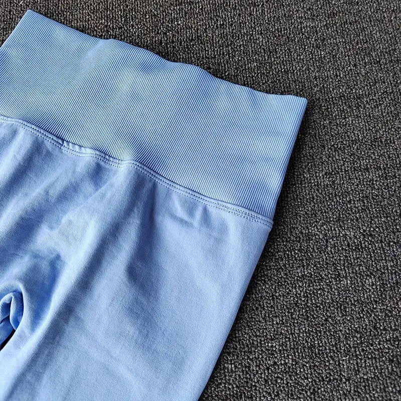 Seamless Sport Yoga High Waist Pants Leggings Sport See Through Yoga Gym Running Quick Dry Pants Scrunch Butt Pants - OneLoveCanada