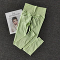 Seamless Sport Yoga High Waist Pants Leggings Sport See Through Yoga Gym Running Quick Dry Pants Scrunch Butt Pants - OneLoveCanada