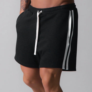 Sweatpants Men's Shorts Fitness Chic Summer Running Training Patchwork Breathable Stretch Casual Pants