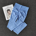 Seamless Sport Yoga High Waist Pants Leggings Sport See Through Yoga Gym Running Quick Dry Pants Scrunch Butt Pants - OneLoveCanada