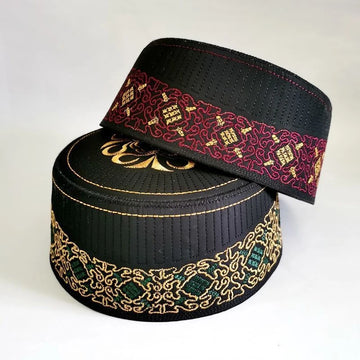 Free Shipping Muslim Caps For Men Colthing Prayer Hat Kufi Islamic Tax Products Kippa Hijab Saudi Arabia Jewish Embroidery 03122