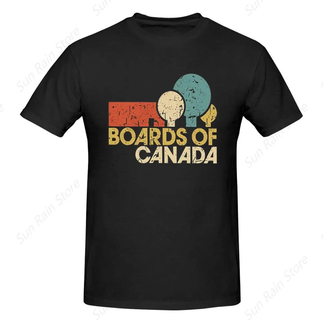 BOARDS OF CANADA In Cramped Quarters T-Shirt for Men Cotton Oversized T Shirts Men's Short Sleeve O-Neck Summer Clothes Tops - OneLoveCanada