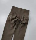 Seamless Sport Yoga High Waist Pants Leggings Sport See Through Yoga Gym Running Quick Dry Pants Scrunch Butt Pants - OneLoveCanada