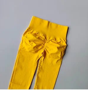 Seamless Sport Yoga High Waist Pants Leggings Sport See Through Yoga Gym Running Quick Dry Pants Scrunch Butt Pants - OneLoveCanada