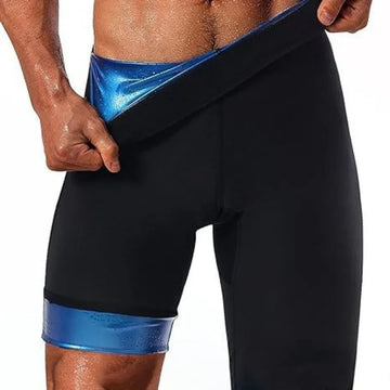 Sweat Pants Men's High Waist Waist Abdominal Pants Fitness Pants Running Sports Heat Gathering Sweat Pants Shorts Sweat Pants