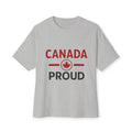 Canada Proud Unisex Oversized Tee - Comfortable Pride Shirt, Casual Wear - OneLoveCanada