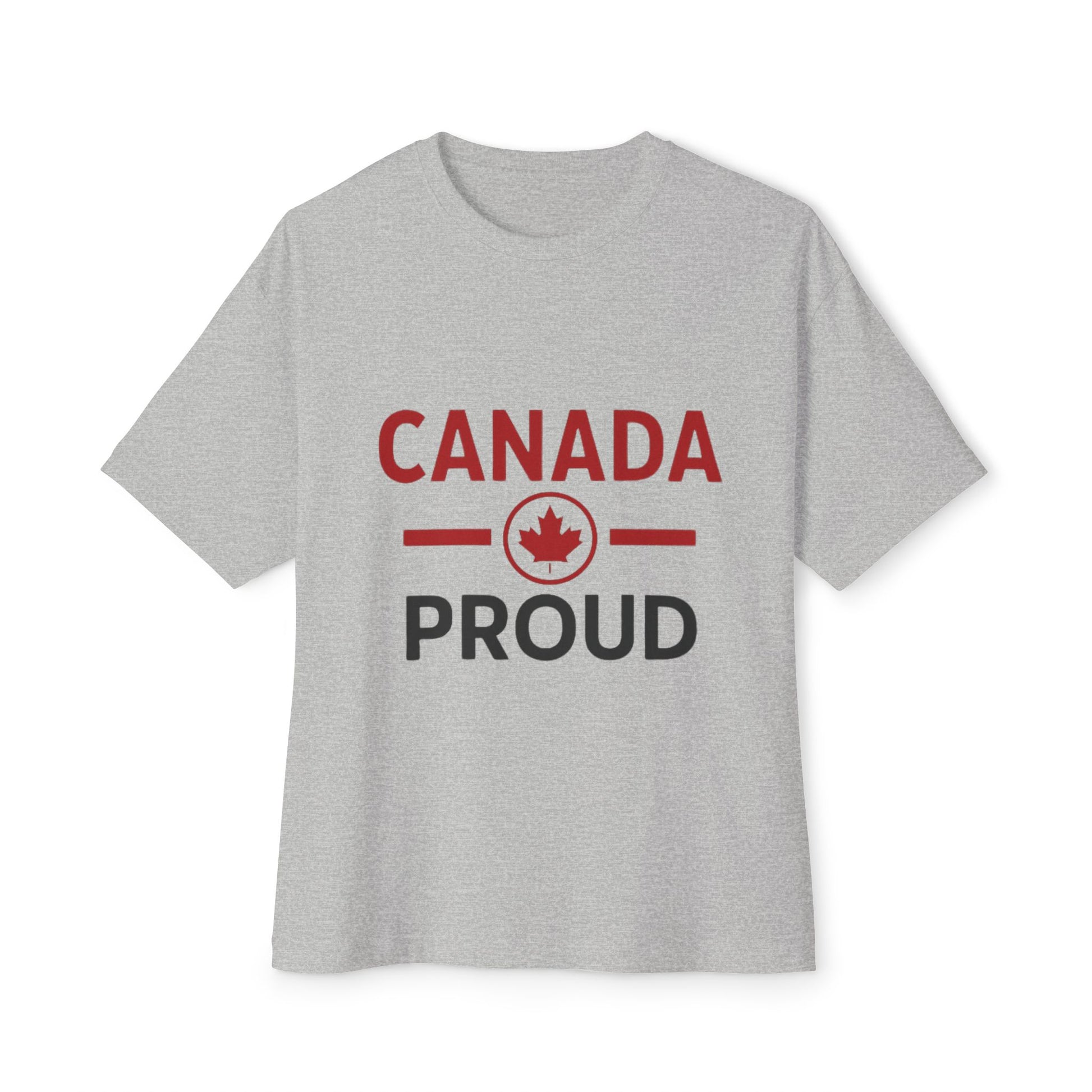 Canada Proud Unisex Oversized Tee - Comfortable Pride Shirt, Casual Wear - OneLoveCanada
