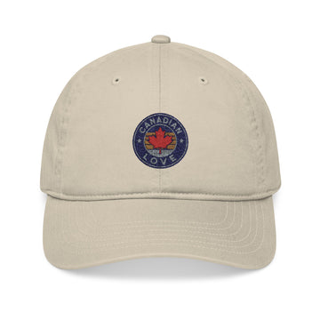 Organic Embroidered Baseball Cap, Eco-Friendly Hats - OneLoveCanada