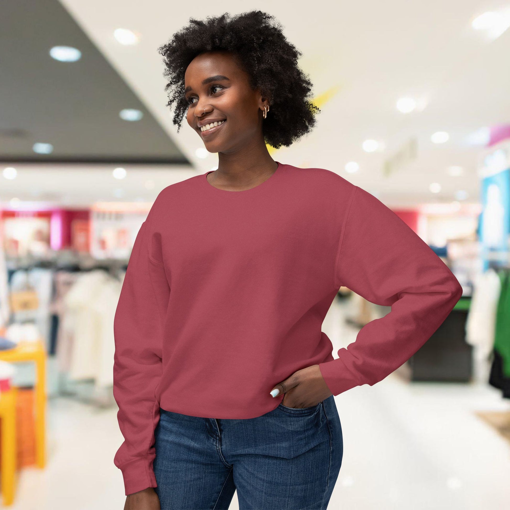 One Love Canada Unisex Lightweight Crewneck Sweatshirt - OneLoveCanada
