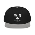 Canadian Pride Snapback Hat | WIN Canada Embroidered Cap - OneLoveCanada