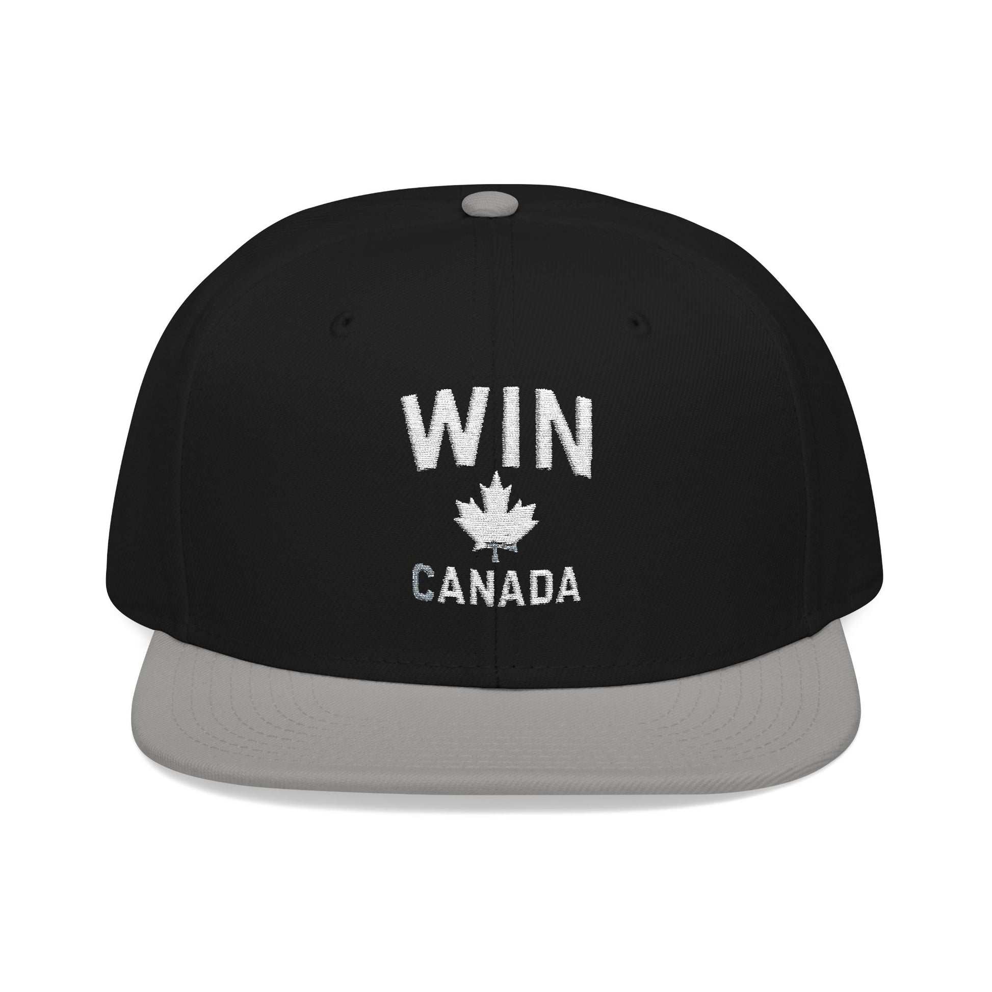 Canadian Pride Snapback Hat | WIN Canada Embroidered Cap - OneLoveCanada
