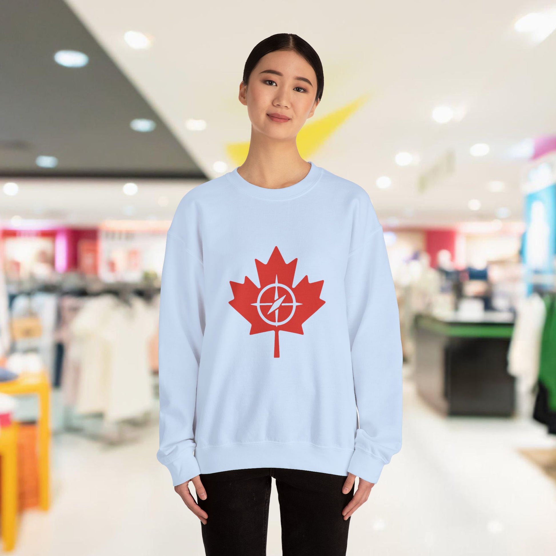 Canada Maple Leaf Sweatshirt | Cozy Unisex Crewneck - OneLoveCanada