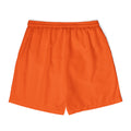 Vibrant Orange Unisex Swim Shorts, Summer Beachwear - OneLoveCanada