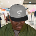 Canadian Pride Snapback Hat | WIN Canada Embroidered Cap - OneLoveCanada