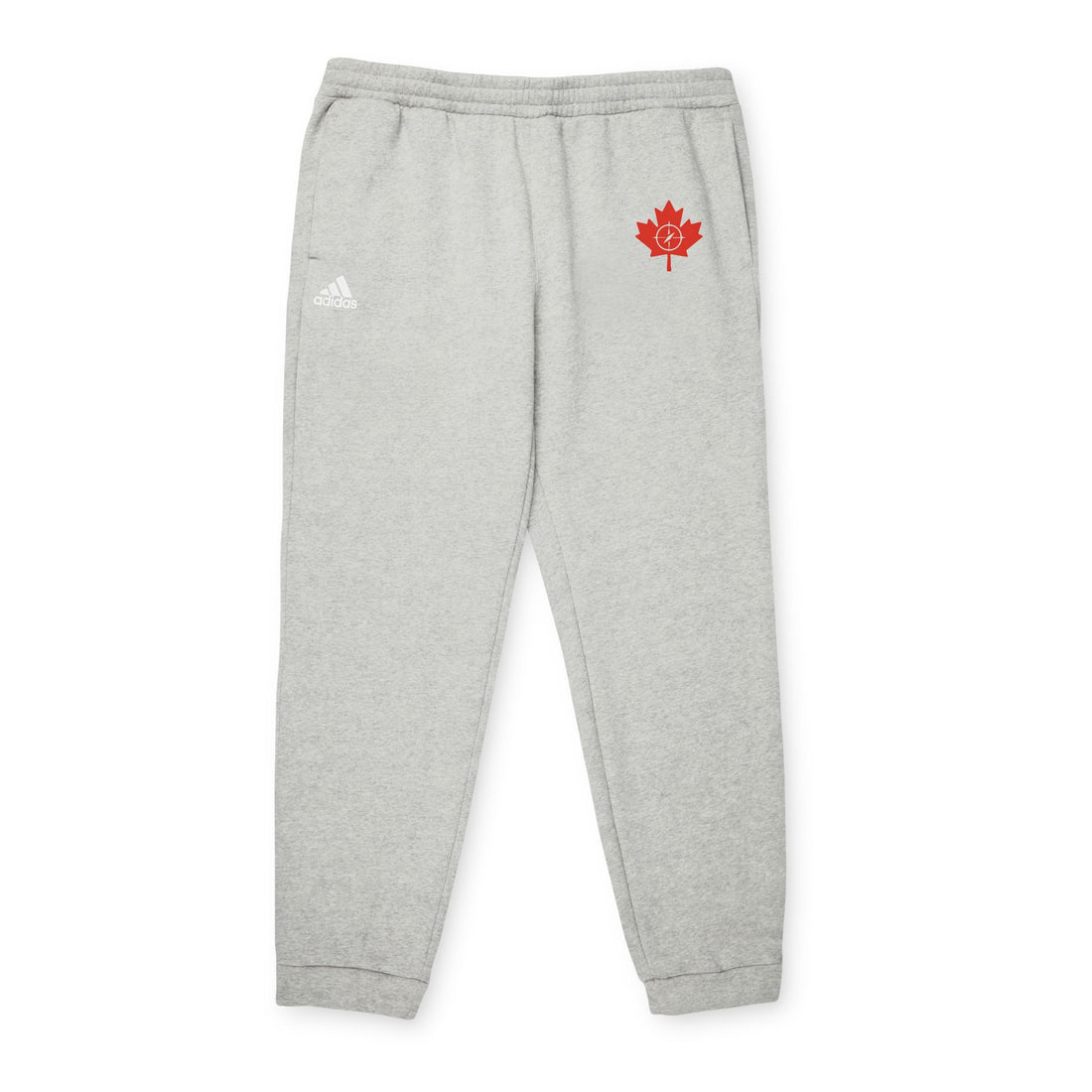 Cozy Fleece Joggers with Maple Leaf Design - OneLoveCanada