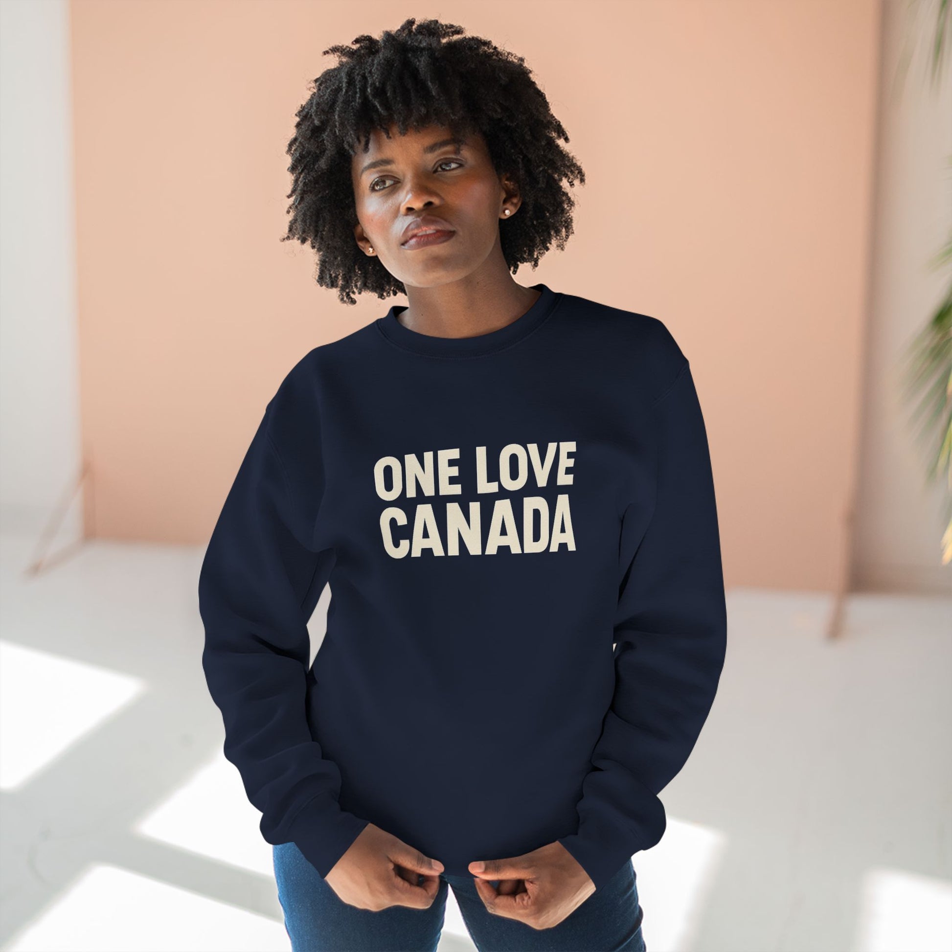 Unisex Crewneck Sweatshirt - One Love Canada, Cozy Canadian Apparel - OneLoveCanada