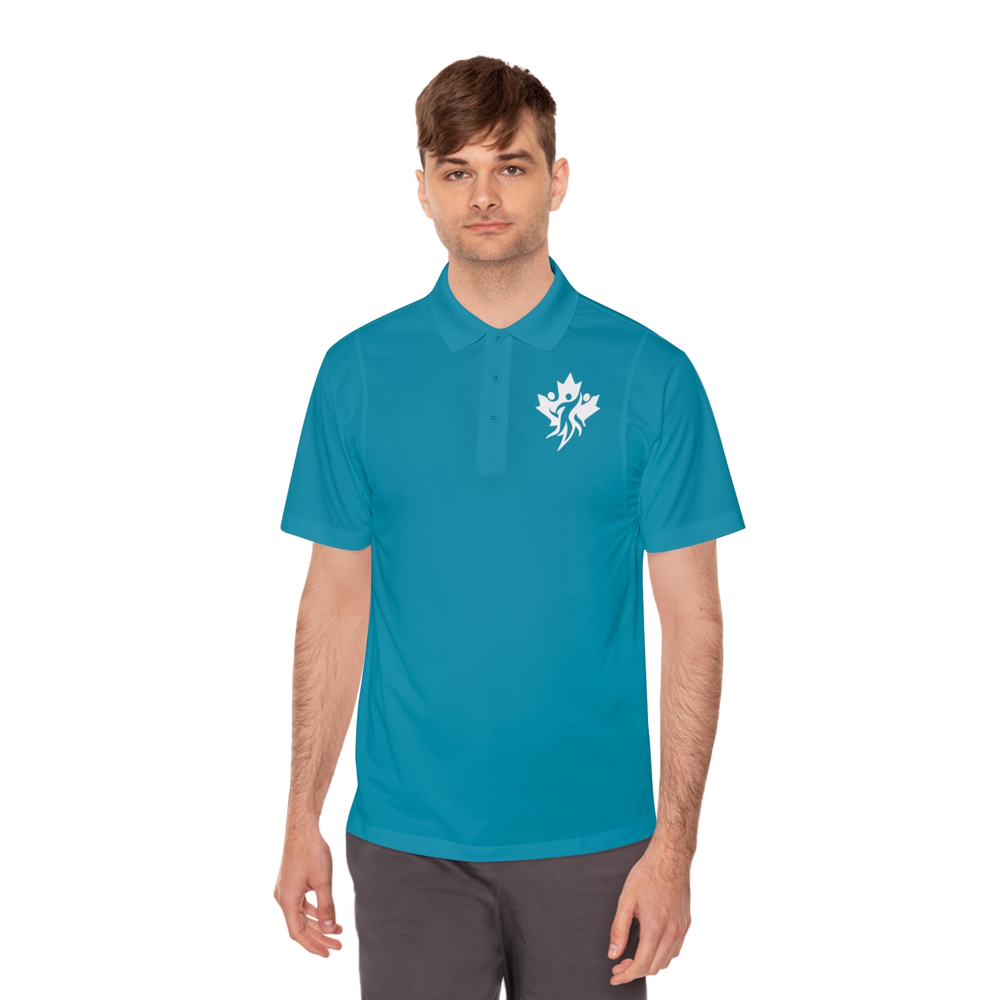 Men's Sport Polo Shirt, Activewear, Casual Outfit - OneLoveCanada