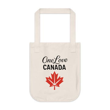 Organic Canvas Tote Bag - One Love Canada - OneLoveCanada