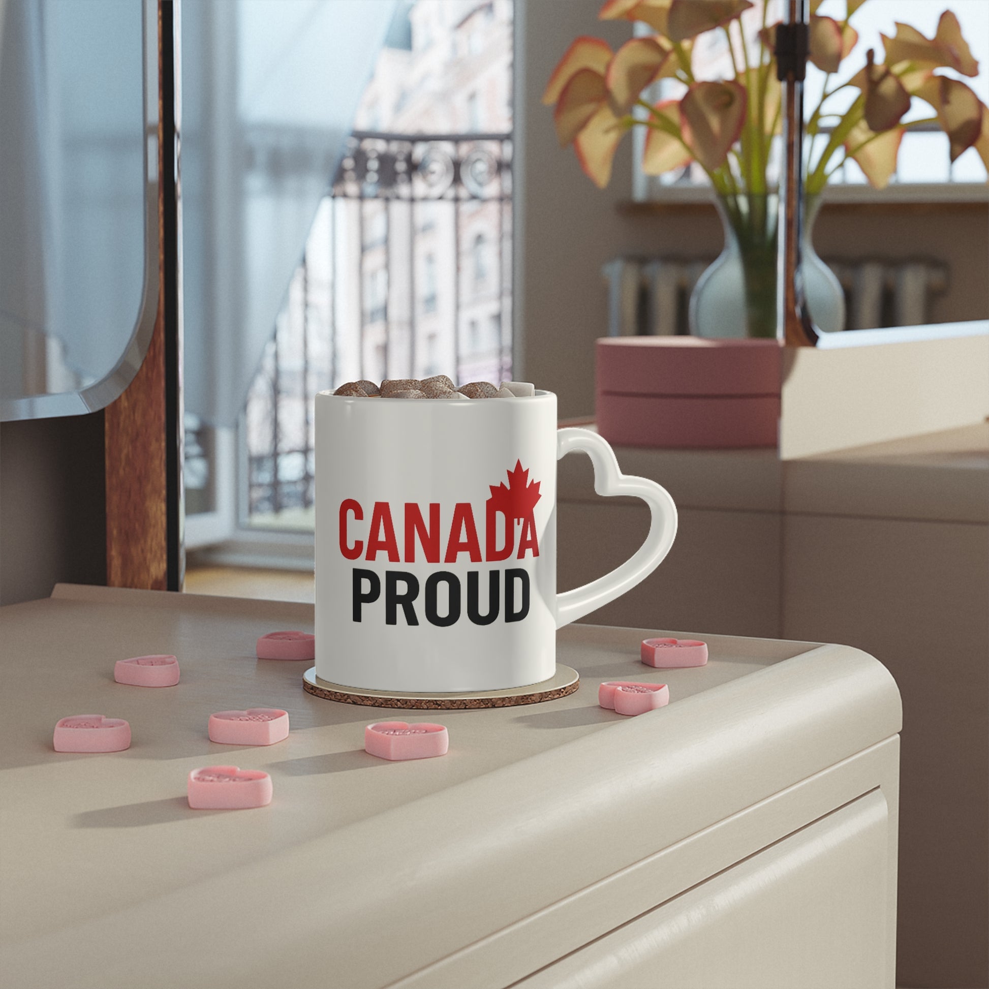 Heart-Shaped Mug - Perfect for Valentine's Day, Love Gifts - OneLoveCanada
