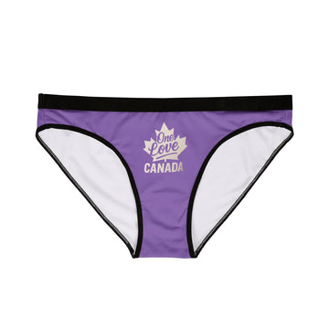 Colorful Women's Underwear, AOP Bikini Briefs - OneLoveCanada