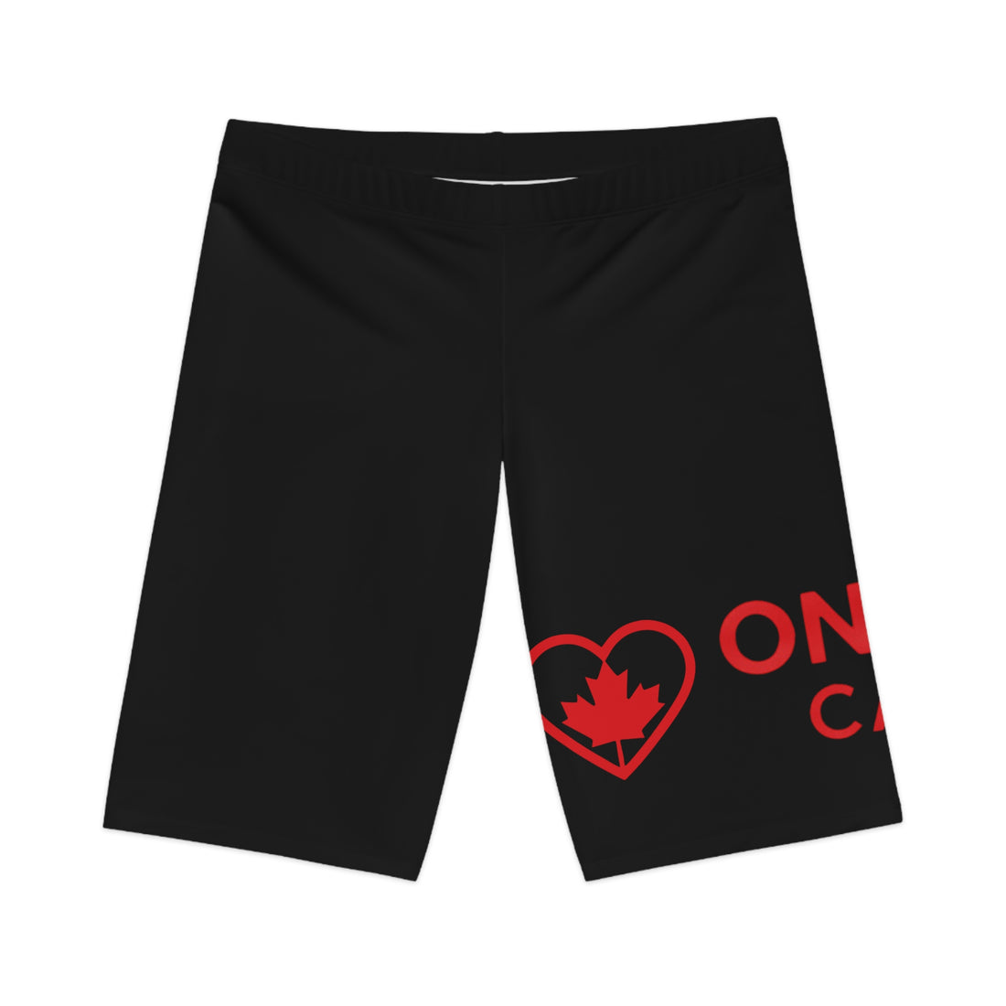 Women's Bike Shorts with Love for Canada | Cycling Bottoms - OneLoveCanada