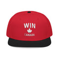 Canadian Pride Snapback Hat | WIN Canada Embroidered Cap - OneLoveCanada