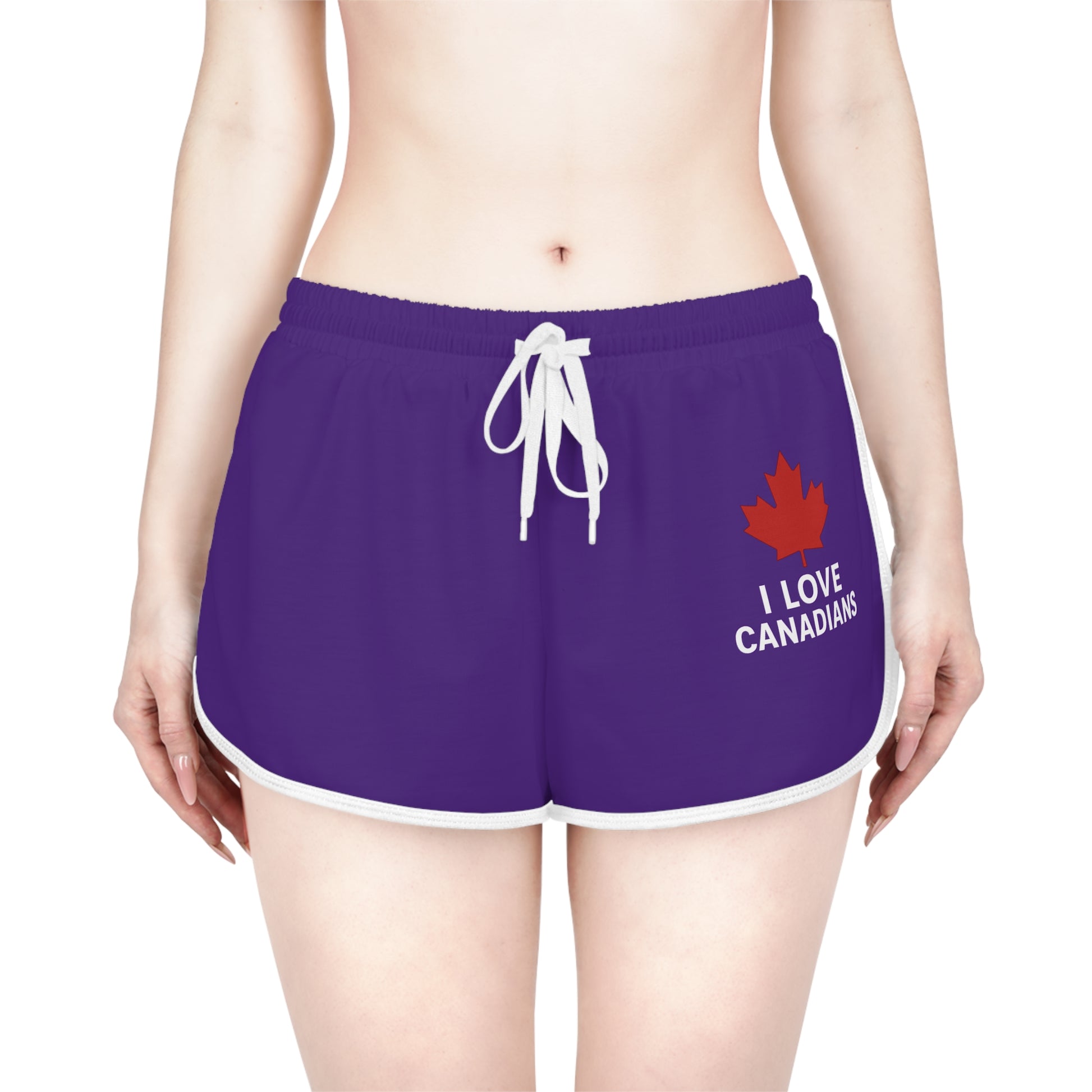 Canadian Pride Women's Relaxed Shorts, Summer Loungewear - OneLoveCanada