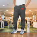 Cozy Fleece Joggers with Maple Leaf Design - OneLoveCanada