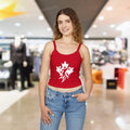 Canadian Leaf Women's Tank Top, Summer Shirt - OneLoveCanada