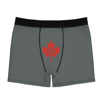 Canadian Maple Leaf Men's Boxer Briefs, Comfortable Underwear - OneLoveCanada