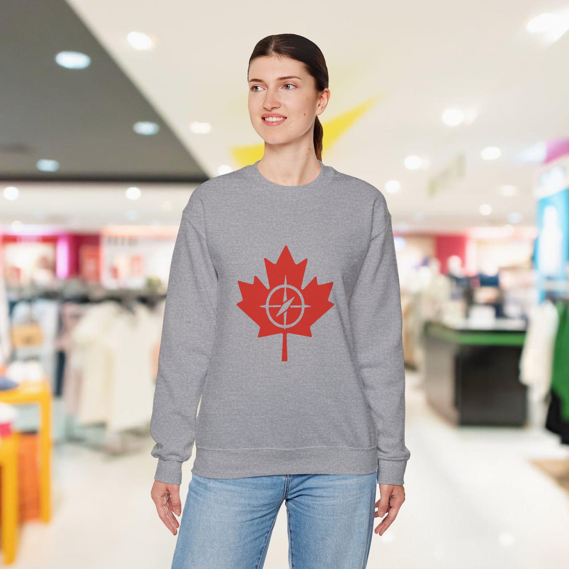 Canada Maple Leaf Sweatshirt | Cozy Unisex Crewneck - OneLoveCanada