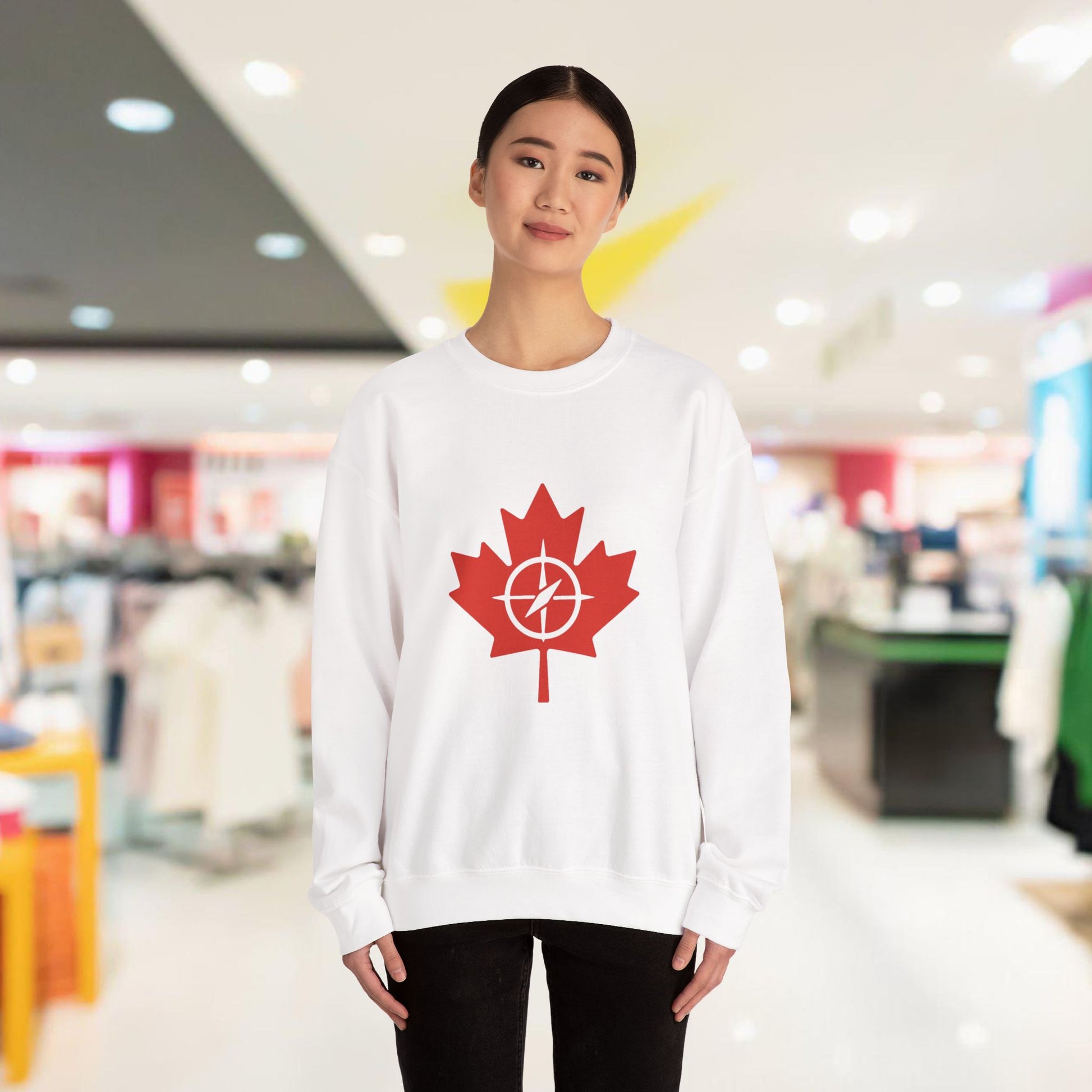 Canada Maple Leaf Sweatshirt | Cozy Unisex Crewneck - OneLoveCanada