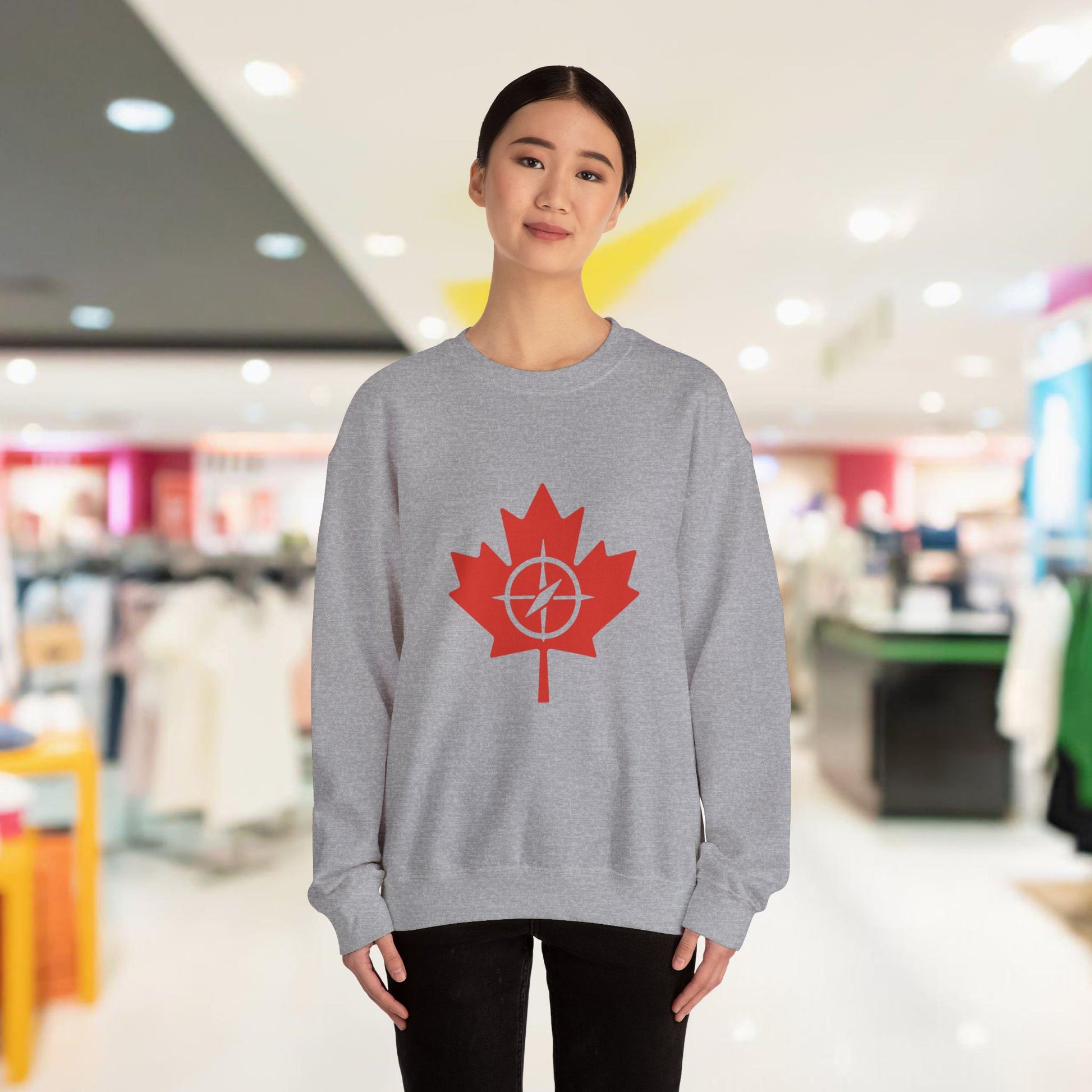 Canada Maple Leaf Sweatshirt | Cozy Unisex Crewneck - OneLoveCanada