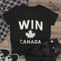 Women's Canada Pride Tee, Great for Summer Celebrations, Sports Events - OneLoveCanada