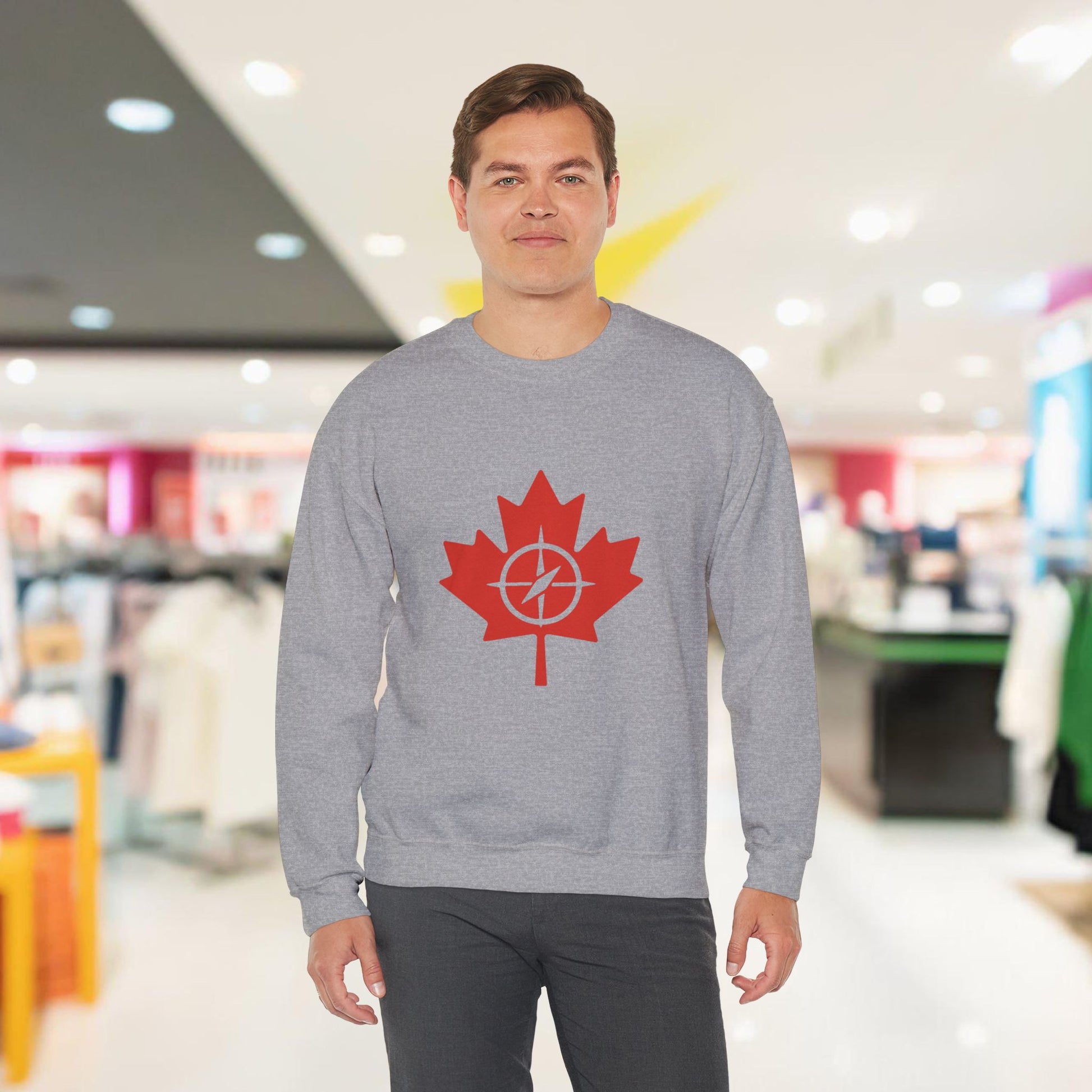 Canada Maple Leaf Sweatshirt | Cozy Unisex Crewneck - OneLoveCanada